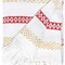 Edge Collections - 50" x 60" - White - Soft Cotton Throw Blanket for Stylish Home Interiors - 1 Piece